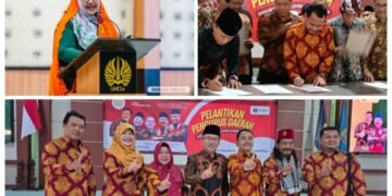 Kadispendik S. Hariyanto Resmi Dilantik Jadi Ketua Umum IKA Unesa Cabang Gresik dan Bu Min Ketua Dewan Pembina