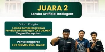 MAN 2 Gresik Sukses Raih Juara 2 Lomba Artificial Intelligence LKS Dikmen 2026 Cabdindik Jatim