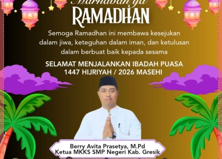 MKKS SMP Negeri Kabupaten Gresik Ucapkan Marhaban Ya Ramadhan 1447 H