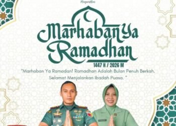 Dandim 0817/Gresik Ucapkan Marhaban Ya Ramadan: “Bulan Penuh Berkah, Selamat Menjalankan lbadah Puasa”