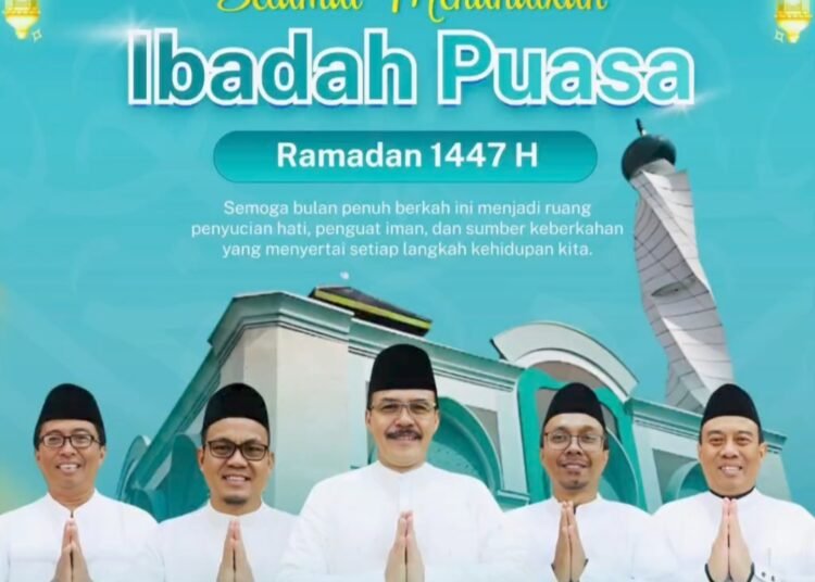 Rektor beserta Sivitas Akademika UIN Sayyid Ali Rahmatullah Tulungagung Mengucapkan Marhaban Ya Ramadan