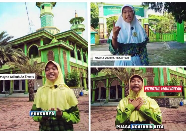 Ramadan Produktif, Siswa MI Alkarimi Gresik Bikin Video Kreatif Penuh Edukasi
