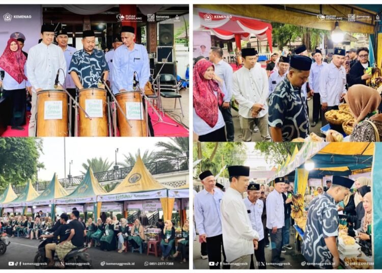 Kemenag dan Baznas Perkuat Ekonomi Lokal Melalui Peresmian Gerai Z-Ifthar Ramadan oleh Bupati Gresik