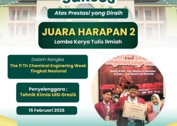 Tim MAN 2 Gresik Ukir Prestasi Gemilang Lomba Karya Tulis Ilmiah Tingkat Nasional