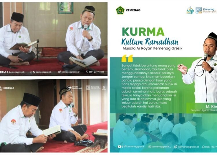 Kemenag Gresik Gelar Tadarus dan Kultum Ramadan Mengais Keberkahan Ayat Suci Al-Qur’an