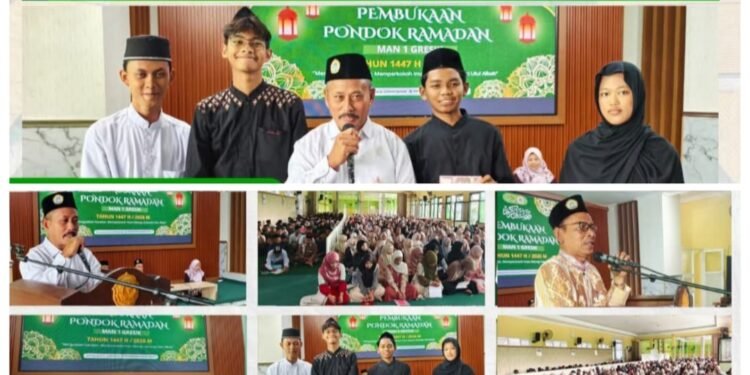 Pembukaan Pondok Ramadan MAN 1 Gresik Berlangsung Khidmat Penuh Kebersamaan