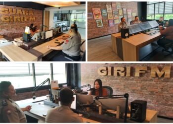 Lewat Radio Suara Giri FM, Polres Gresik Gaungkan Pesan Kamtibmas Selama Ramadan