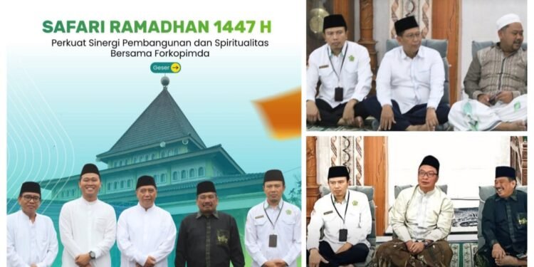 Kemenag Gresik Bersama Forkopimda Perkuat Sinergi Pembangunan dan Spiritualitas dalam Safari Ramadan di Kebomas