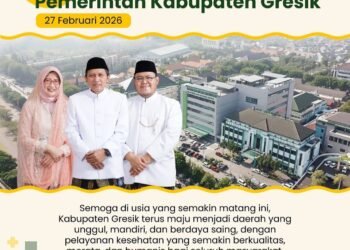 Dirut RSUD Ibnu Sina Gresik Ucapkan Selamat HUT ke-52 Pemkab Gresik dan Hari Jadi ke-539 Kota Gresik