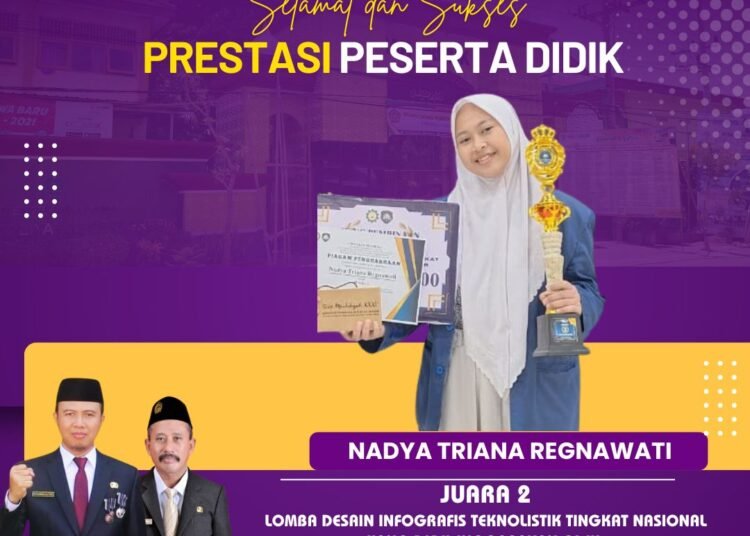 Nadya Triana Regnawati Harumkan MAN 1 Gresik Raih Juara 2 Lomba Desain Infografis Tingkat Nasional