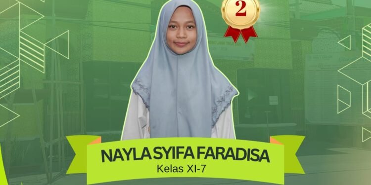 Nayla Syifa Faradisa Siswi MAN 1 Gresik Kembali Torehkan Prestasi Gemilang di Kancah Nasional