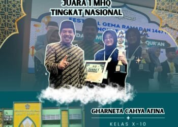 Subhanallah, MAN 1 Gresik Raih Juara 1 MHQ Tingkat Nasional Tahun 2026