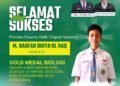 Istimewa !! Siswa MAN 1 Gresik Sukses Raih Medali Emas Olimpiade Biologi Tingkat Nasional