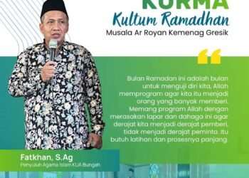 Kurma “Kultum Ramadan” Bersama KH. Fatkhan di Musala Ar Royan Kemenag Gresik