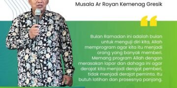 Kurma “Kultum Ramadan” Bersama KH. Fatkhan di Musala Ar Royan Kemenag Gresik
