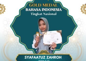 Ramadan, Syafaatuz Zahroh Siswi MAN 1 Gresik Raih Medali Emas Olimpiade Bahasa Indonesia Tingkat Nasional