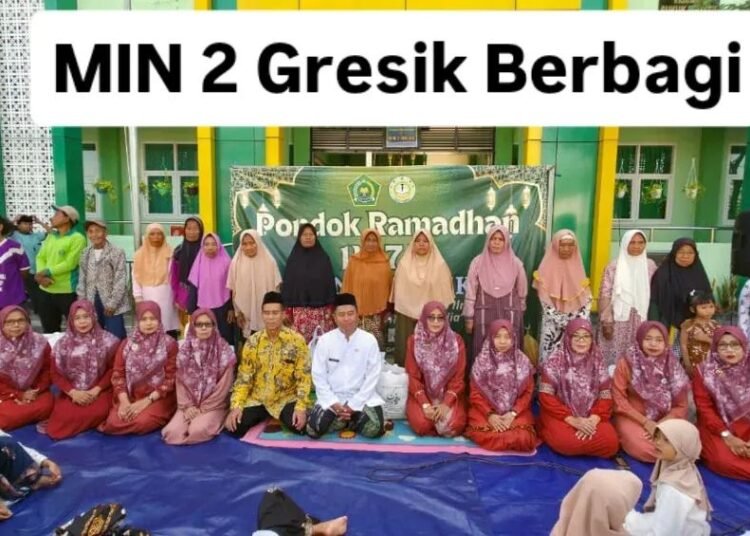 MIN 2 Gresik Berbagi Keberkahan di bulan Ramadan: Santuni Anak Yatim dan Dhuafa