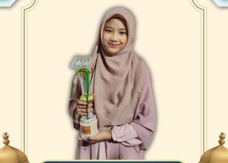 Pengujung Ramadan, Garnetha Cahya Afina Siswi MAN 1 Gresik Raih Juara 1 MHQ Tingkat Nasional