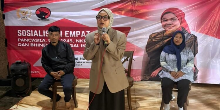 Nila Yani Gelar Sosialisasi 4 Pilar MPR RI Bersama Serikat Buruh Pabrik Kayu dan KML