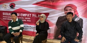 Serunya Sosialisasi 4 Pilar Nila Yani Bareng Pelaku Ekonomi Kreatif Music Jazz Gresik dan Komunitas Seni Grafitti