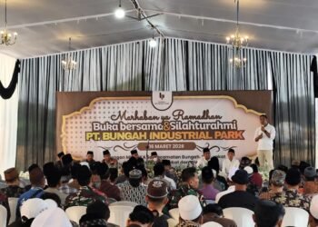 PT BIP Gelar Buka Puasa Bersama Ratusan Warga: Siap Utamakan Tenaga Kerja Lokal