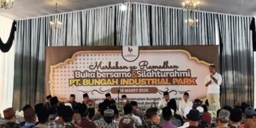 PT BIP Gelar Buka Puasa Bersama Ratusan Warga: Siap Utamakan Tenaga Kerja Lokal