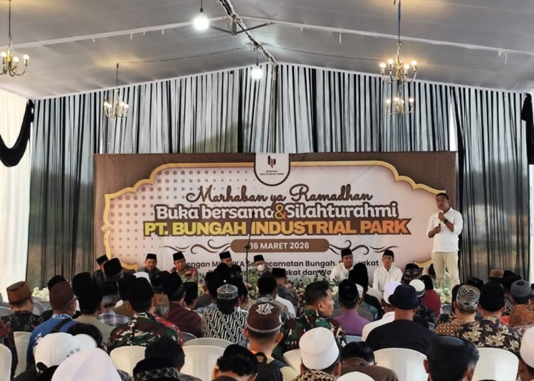 PT BIP Gelar Buka Puasa Bersama Ratusan Warga: Siap Utamakan Tenaga Kerja Lokal