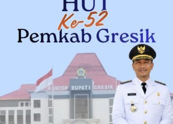 Camat Bungah Ucapkan Selamat HUT ke-52 Pemkab Gresik dan Hari Jadi ke-539 Kota Gresik