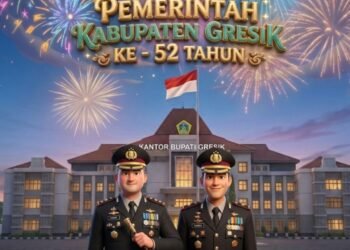 Kapolres Gresik Ucapkan Selamat HUT ke-52 Pemkab Gresik dan Hari Jadi ke-539 Kota Gresik