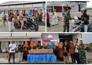 Kebersamaan Ramadan di KDKMP, Pemdes dan Babinsa Benjeng Bagikan Takjil untuk Warga