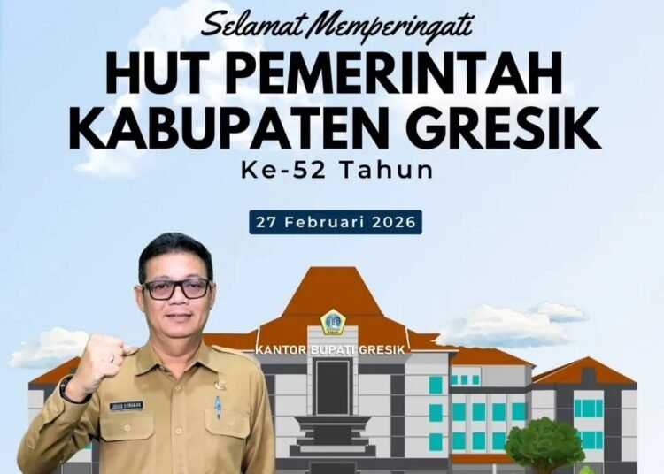 Kepala Dinas Kominfo Gresik Ucapkan Selamat HUT ke-52 Pemkab Gresik dan Hari Jadi ke-539 Kota Gresik