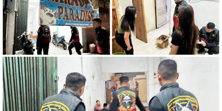 Jaga Kesucian Ramadan, Polres Gresik Razia Warung Remang-remang Jualan Miras di Wilayah Manyar