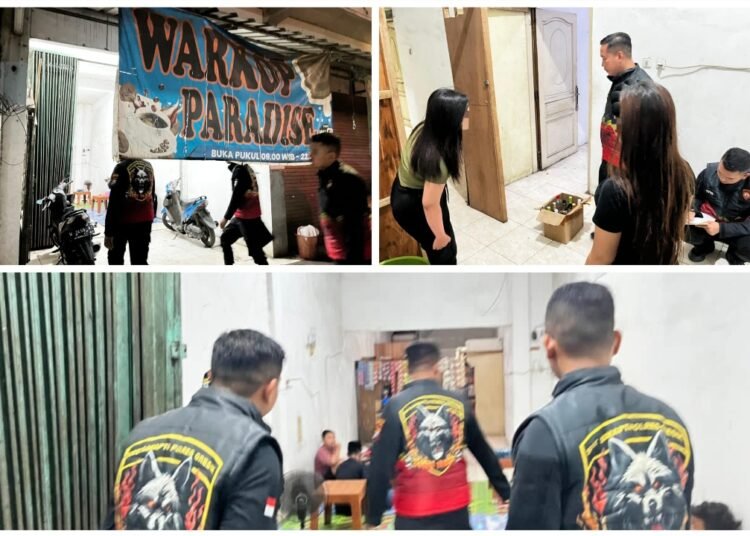 Jaga Kesucian Ramadan, Polres Gresik Razia Warung Remang-remang Jualan Miras di Wilayah Manyar