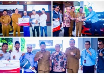 Berkah Ramadan, Bupati dan Wabup Gresik Berikan Bantuan Mobil untuk Ponpes Sirojul Haromain, Ar-Roudloh, serta GP Ansor Bawean