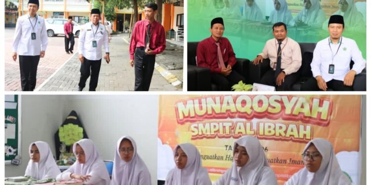 Cetak Generasi Qur’ani, Kemenag Gresik Dampingi Munaqosyah SMPIT Al Ibrah