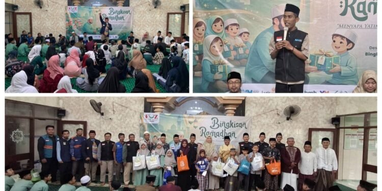 Forum Zakat Gresik Berbagi Bahagia Bersama 100 Anak Yatim di Masjid Nurul Huda Belahanrejo Kedamean