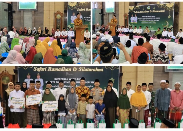 Safari Ramadan di Duduksampeyan, Wabup Gresik Ajak Warga Jaga Kondusivitas dan Manfaatkan Layanan Digital Pemkab