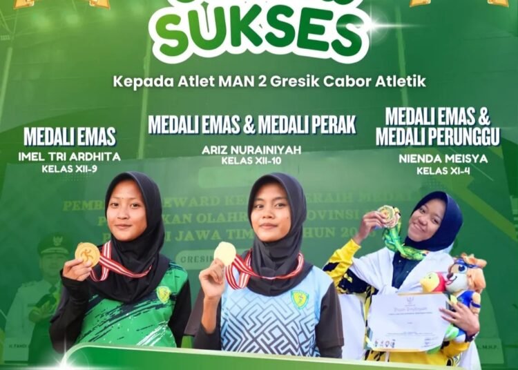 3 Srikandi Berprestasi MAN 2 Gresik Raih Penghargaan dan Bonus Ratusan Juta dari Bupati Gus Yani