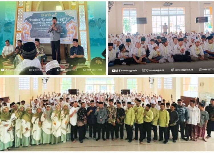 Kasi PAIS Kemenag Gresik Buka Pondok Ramadan Bersama KKG PAI SD Manyar di SMP IT Al-Ibrah