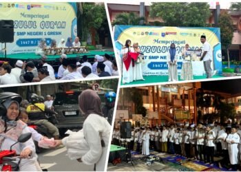 SMPN 1 Gresik Gelar Peringatan Nuzulul Qur’an dan Bagikan Seribu Takjil Penuh Cinta