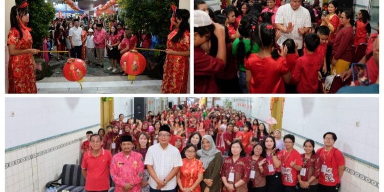 Penuh Toleransi !! Wabup Gresik Hadiri Perayaan Tahun Baru Imlek di Bulan Suci Ramadan