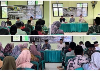 Penuh Semangat, Gus Aqib DPRD Gresik Bersama Camat Dukun Gelar Sosper Ketenagakerjaaan di Pertengahan Ramadan