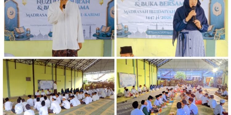 Pertengahan Ramadan, MI Alkarimi Gresik Gelar Peringatan Nuzulul Qur’an dan Buka Bersama