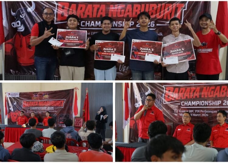 Lahirkan Atlet Masa Depan, DPC PDIP Gresik Sukses Gelar Barata Ngabuburit Championship 2026