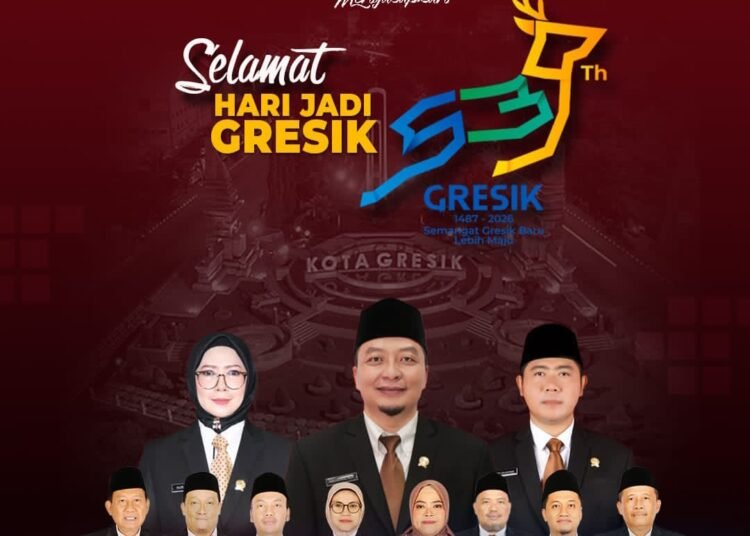 Keluarga Besar DPC Partai Gerindra Gresik Ucapkan Selamat Hari Jadi Kabupaten Gresik ke-539