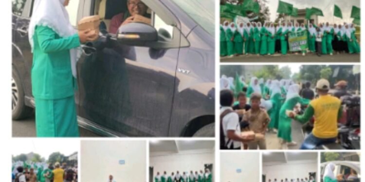 Berburu Berkah Ramadan, Fatayat NU Lowayu Gelar Santunan Dhuafa’, Berbagi Takjil, Do’a dan Buka Bersama