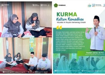 Ramadan Bergelimang Berkah, Musala Ar Royan Kemenag Gresik Full KURMA dan Tadarus Al-Quran