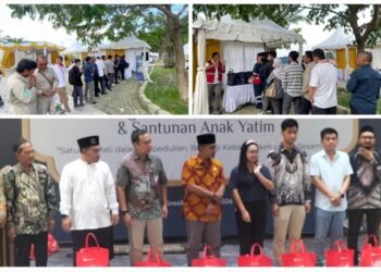 BKMS dan Tenant KEK JIIPE Gelar Bazar Ramadan, Pasar Murah hingga Santunan Anak Yatim