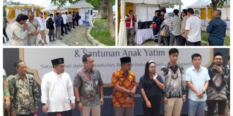 BKMS dan Tenant KEK JIIPE Gelar Bazar Ramadan, Pasar Murah hingga Santunan Anak Yatim