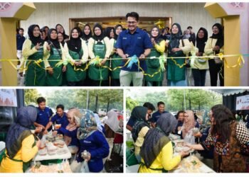 Peduli UMKM, Petrokimia Gresik Gelar Bazar Ramadan “LONTAR” Kelompok Jajanan Masyarakat Sekitar